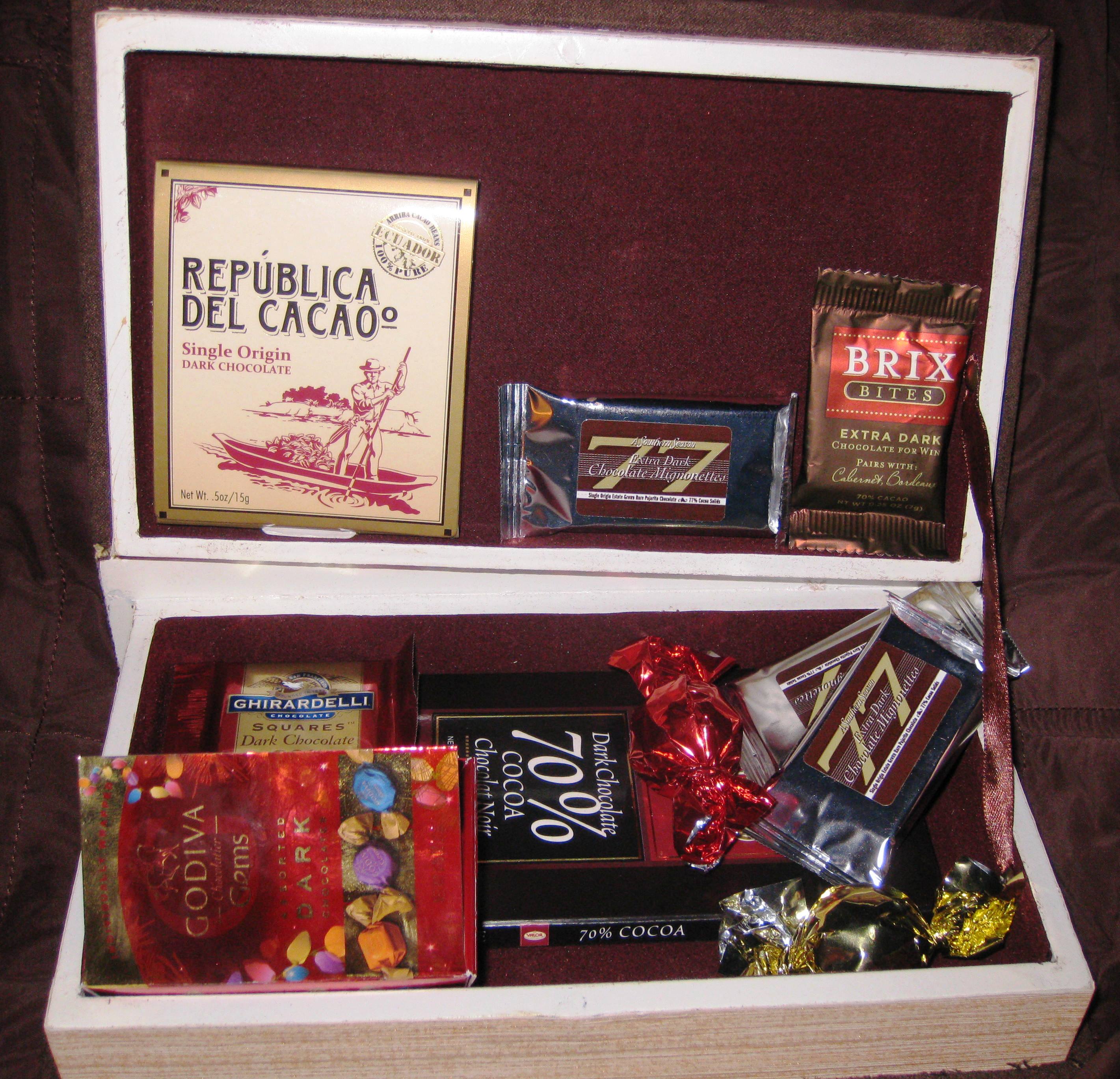 The story of this book is chocolate!